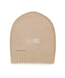 Maison Margiela ニットキャップ ベージュ ニット帽 MM6 Maison Margiela｜ｴﾑｴﾑｼｯｸｽ ﾒｿﾞﾝ ﾏﾙｼﾞｪﾗ（メンズ）のニット