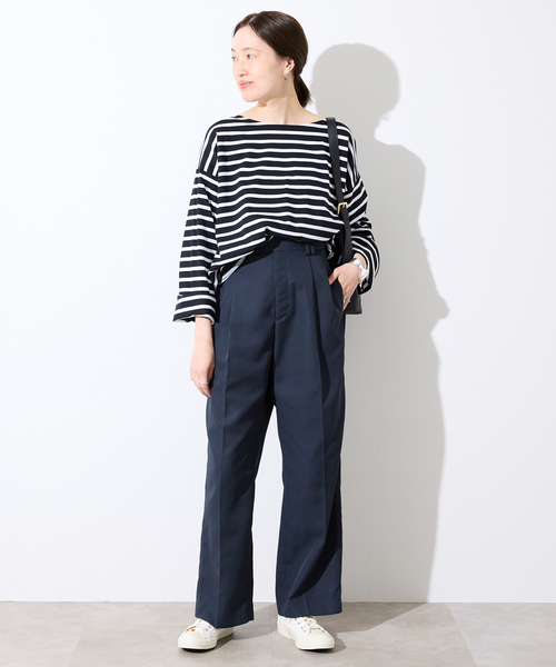SLOBE IENA(スローブイエナ)の「《セットアップ対応可/WEBのみ4サイズ展開》撥水2タックチノパンツ(チノパンツ・レディース・ベージュ/ネイビー・34/36/38/40)」の16枚目の写真