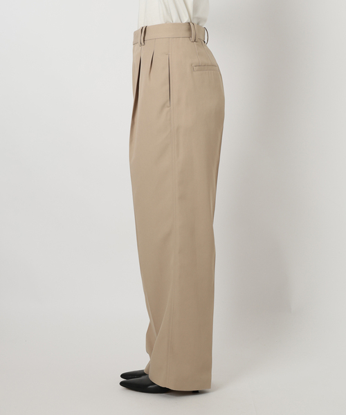 SLOBE IENA（スローブイエナ）の「《セットアップ対応可/WEBのみ4サイズ展開》撥水2タックチノパンツ（チノパンツ・レディース・ベージュ/ネイビー・34/36/38/40）」の19枚目の写真