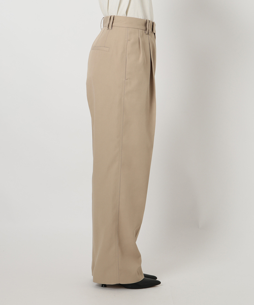 SLOBE IENA（スローブイエナ）の「《セットアップ対応可/WEBのみ4サイズ展開》撥水2タックチノパンツ（チノパンツ・レディース・ベージュ/ネイビー・34/36/38/40）」の18枚目の写真