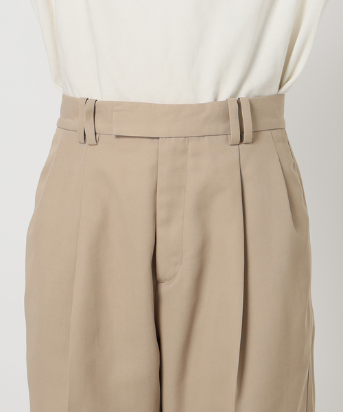 SLOBE IENA（スローブイエナ）の「《セットアップ対応可/WEBのみ4サイズ展開》撥水2タックチノパンツ（チノパンツ・レディース・ベージュ/ネイビー・34/36/38/40）」の16枚目の写真