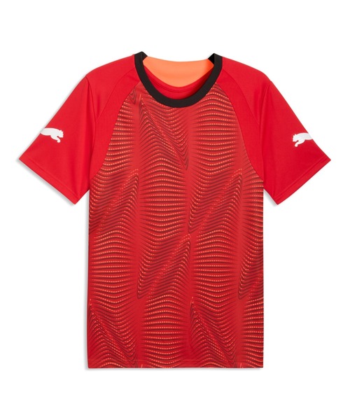 PUMA(プーマ)の「PUMA プーマ メンズ サッカー INDIVIFINAL 半袖 シャツ(Tシャツ/カットソー・メンズ・レッド系その他2・SMALL/MEDIUM/X-LARGE/LARGE)」の1枚目の写真