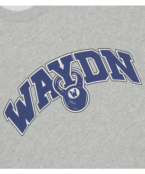 WAYDN(ウェイドゥン)の「ケトルベルオーバーサイズスウェットメランジグレー(スウェット・メンズ・その他・M/L/XL)」の4枚目の写真