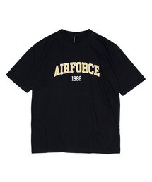 エアフォース 半袖Tシャツ-ブラック/イエロー