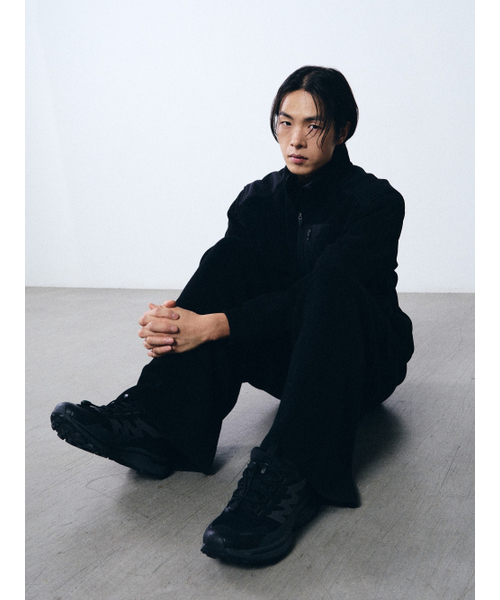 HUMTTO(ハムト)の「男性リブニットジップアップジャケットモンタ(その他アウター・メンズ・アッシュグレー/ブラック・M-L/S-M/L-XL)」の6枚目の写真