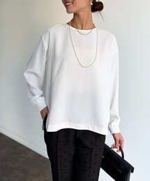 Chez toi | 裾ラウンドブラウス(シャツ/ブラウス)