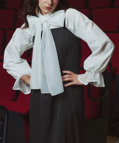 Callarus（カラルス）の「【オケージョン対応】アシメカーブデザインジレ＋キャミソールワンピースアンサンブル〔Callarus〕（スーツセット・レディース・グレイッシュベージュ/ブラック・S/M/L/LL/3L）」の15枚目の写真