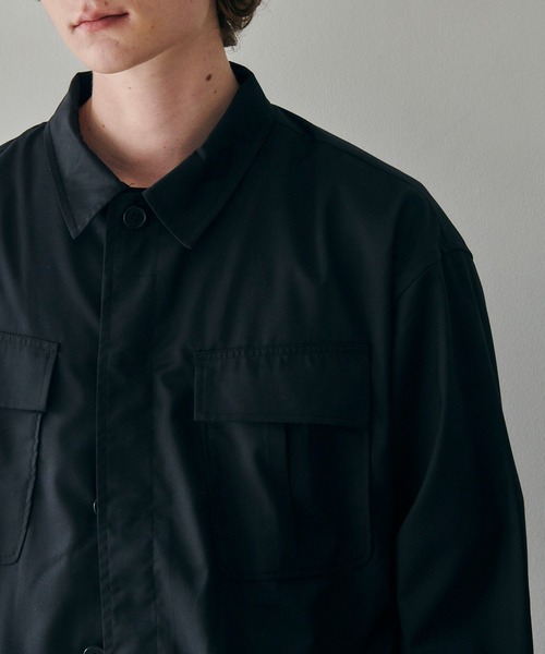 MAISON CLUB(メゾンクラブ)の「【MAISON CLUB】3rd Type Fatigue Shirt Jacket / 3rdタイプファティーグシャツジャケット(ミリタリージャケット・メンズ・グレー/ブラック/ベージュ・M/L)」の2枚目の写真