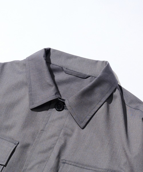 MAISON CLUB(メゾンクラブ)の「【MAISON CLUB】3rd Type Fatigue Shirt Jacket / 3rdタイプファティーグシャツジャケット(ミリタリージャケット・メンズ・グレー/ブラック/ベージュ・M/L)」の9枚目の写真
