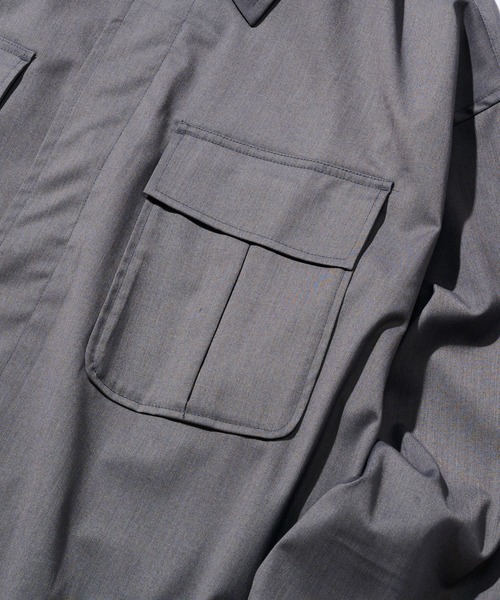 MAISON CLUB(メゾンクラブ)の「【MAISON CLUB】3rd Type Fatigue Shirt Jacket / 3rdタイプファティーグシャツジャケット(ミリタリージャケット・メンズ・グレー/ブラック/ベージュ・M/L)」の10枚目の写真