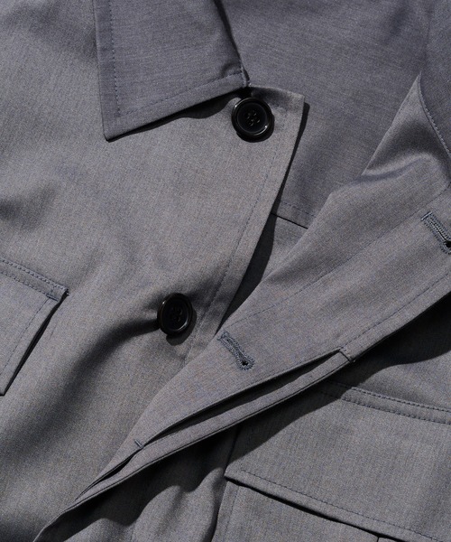 MAISON CLUB(メゾンクラブ)の「【MAISON CLUB】3rd Type Fatigue Shirt Jacket / 3rdタイプファティーグシャツジャケット(ミリタリージャケット・メンズ・グレー/ブラック/ベージュ・M/L)」の11枚目の写真