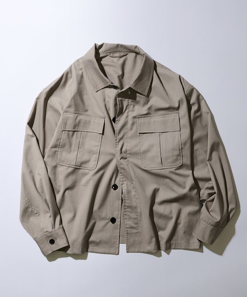 MAISON CLUB(メゾンクラブ)の「【MAISON CLUB】3rd Type Fatigue Shirt Jacket / 3rdタイプファティーグシャツジャケット(ミリタリージャケット・メンズ・グレー/ブラック/ベージュ・M/L)」の12枚目の写真