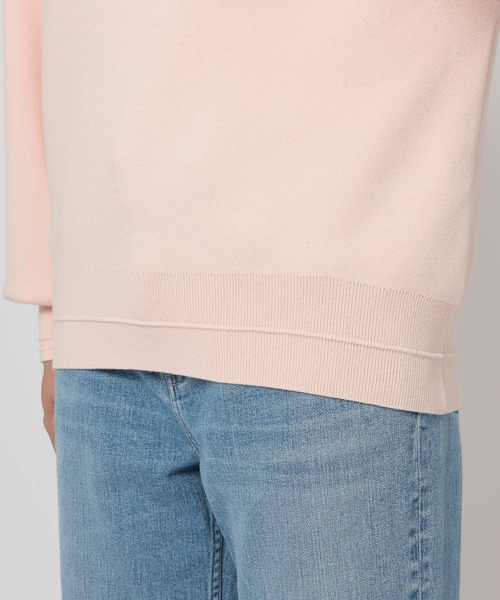 BABYLONE（バビロン）の「スウェットライクニットプルオーバー（ニット/セーター・レディース・ピンク/ホワイト/グレー・フリー）」の8枚目の写真