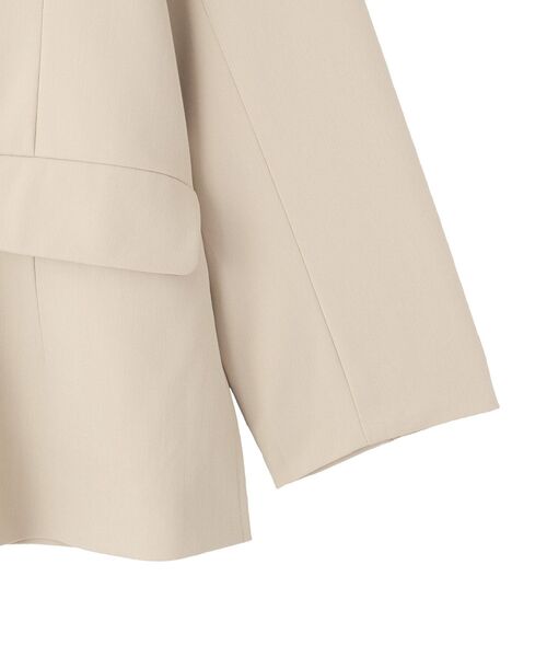 earth music&ecology（アースミュージックアンドエコロジー）の「【2026SS】ダブルジャケット（テーラードジャケット・レディース・ダークネイビー/ライトグレー/ライトベージュ・FREE）」の20枚目の写真