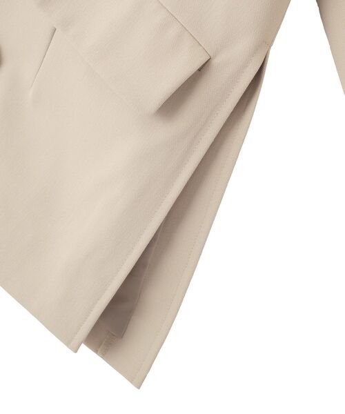 earth music&ecology（アースミュージックアンドエコロジー）の「【2026SS】ダブルジャケット（テーラードジャケット・レディース・ダークネイビー/ライトグレー/ライトベージュ・FREE）」の21枚目の写真