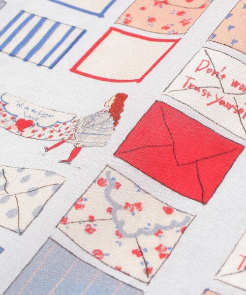 one'sterrace（ワンズテラス）の「くらはしれい プリントハンカチ（ハンカチ/ハンドタオル・レディース・ピンク系9/ベージュ系8/ブルー系その他7・55）」の5枚目の写真