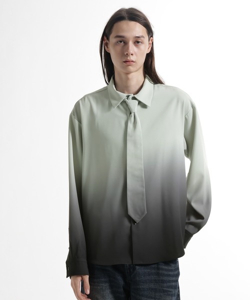 HARE（ハレ）の「アソートネクタイシャツ(HARE)（シャツ/ブラウス・メンズ・グレー/ストライプ/ブラック/ブラウン・SMALL/MEDIUM）」の22枚目の写真