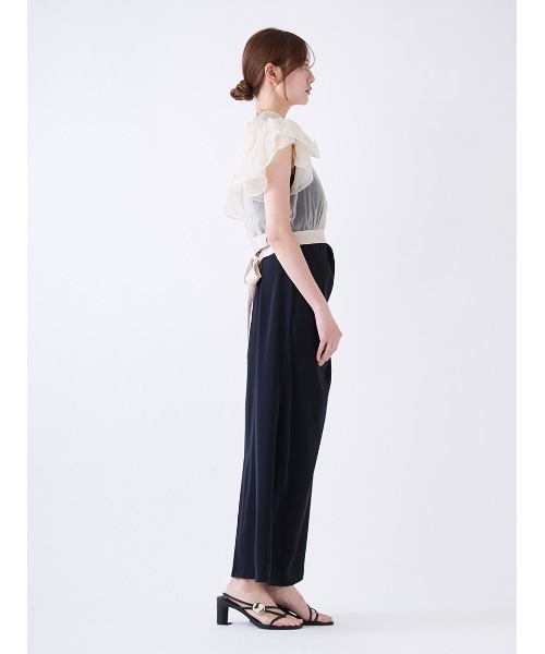 SNIDEL（スナイデル）の「ボレロセットキャミワンピース（ワンピース・レディース・ピンクベージュ/ライトブルー/ブラック・0/1）」の8枚目の写真