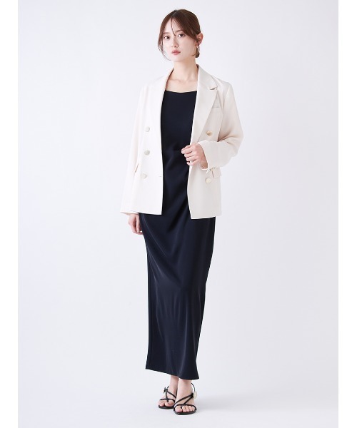 SNIDEL（スナイデル）の「ボレロセットキャミワンピース（ワンピース・レディース・ピンクベージュ/ライトブルー/ブラック・0/1）」の21枚目の写真