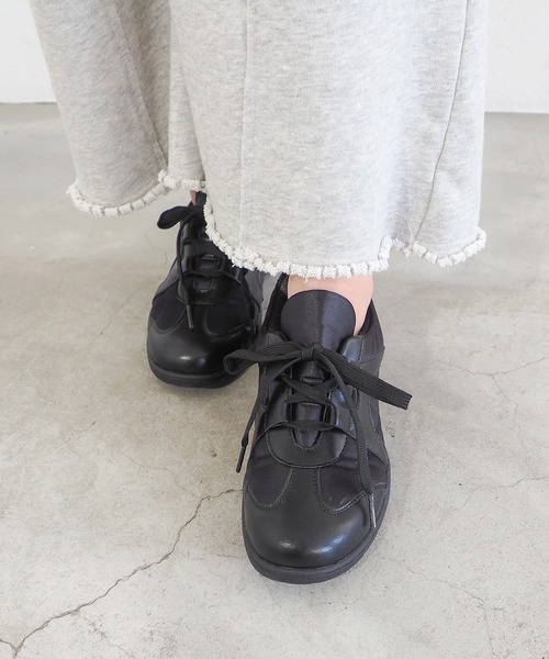 byあしながおじさん(バイアシナガオジサン)の「オーガンジーリボンスニーカー 8710647(スニーカー・レディース・ブラック/ピンク/プラチナム・S/M/L/LL)」の21枚目の写真