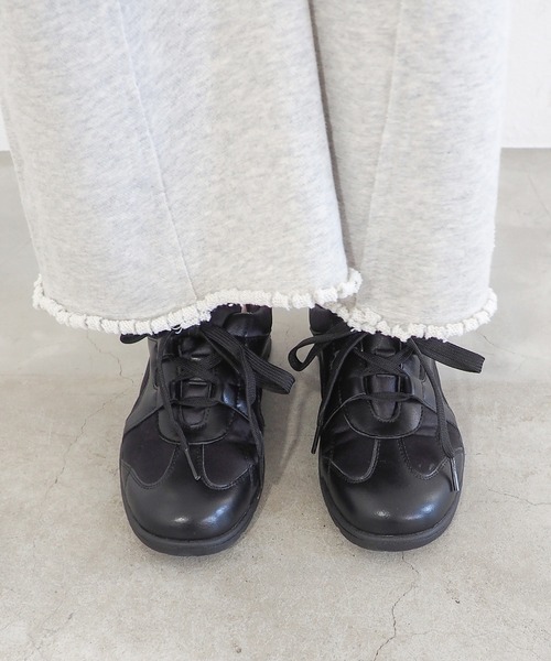 byあしながおじさん(バイアシナガオジサン)の「オーガンジーリボンスニーカー 8710647(スニーカー・レディース・ブラック/ピンク/プラチナム・S/M/L/LL)」の22枚目の写真