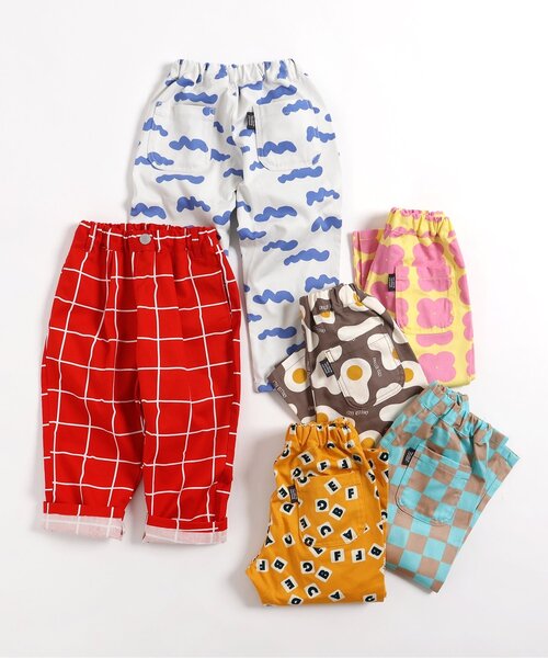 BREEZE(ブリーズ)の「【WEB限定】柄6色シェフパンツ(その他パンツ・キッズ・サックスブルー/オレンジ/オフホワイト/ブラウン/ピンク/レッド・90/100/110/120/130/140/150)」の7枚目の写真