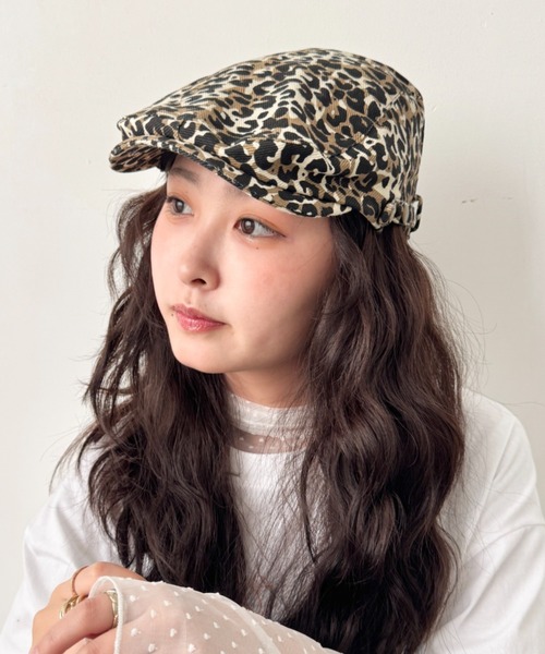 SOLLON.(ソルロン)の「アニマルハンチング帽(ハンチング/ベレー帽・レディース・アニマル/レオパード・FREE)」の1枚目の写真