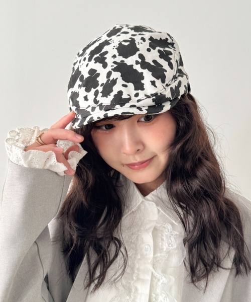 SOLLON.(ソルロン)の「アニマルハンチング帽(ハンチング/ベレー帽・レディース・アニマル/レオパード・FREE)」の2枚目の写真