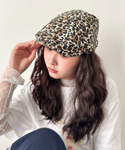 SOLLON.(ソルロン)の「アニマルハンチング帽(ハンチング/ベレー帽・レディース・アニマル/レオパード・FREE)」の6枚目の写真