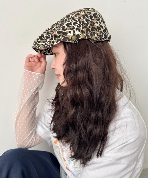 SOLLON.(ソルロン)の「アニマルハンチング帽(ハンチング/ベレー帽・レディース・アニマル/レオパード・FREE)」の7枚目の写真