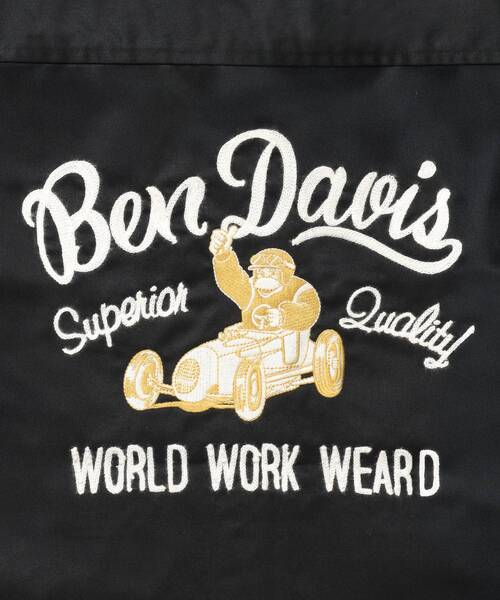 BEN DAVIS(ベンデイビス)の「【BEN DAVIS(ベンデイビス)】RACER S/S WORK SHIRT / 半袖 シャツ ワーク レギュラーカラー ボックスシルエット(シャツ/ブラウス・メンズ・ダークグリーン/ブラック/ライトグレー・MEDIUM/LARGE/X-LARGE)」の11枚目の写真