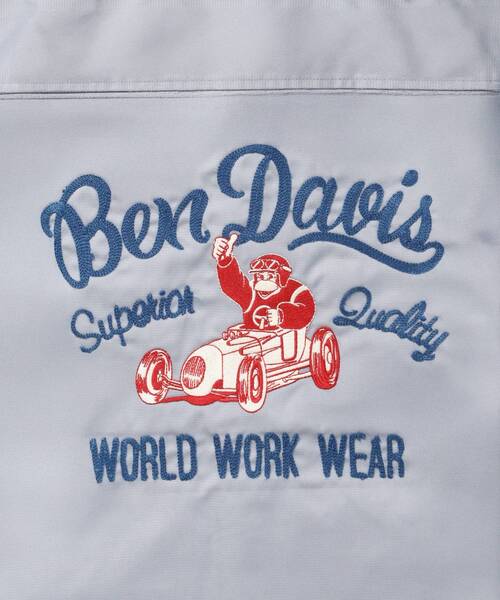 BEN DAVIS(ベンデイビス)の「【BEN DAVIS(ベンデイビス)】RACER S/S WORK SHIRT / 半袖 シャツ ワーク レギュラーカラー ボックスシルエット(シャツ/ブラウス・メンズ・ダークグリーン/ブラック/ライトグレー・MEDIUM/LARGE/X-LARGE)」の18枚目の写真
