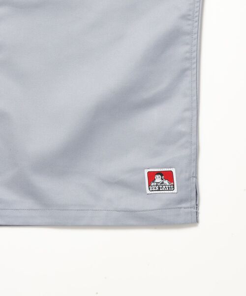 BEN DAVIS(ベンデイビス)の「【BEN DAVIS(ベンデイビス)】RACER S/S WORK SHIRT / 半袖 シャツ ワーク レギュラーカラー ボックスシルエット(シャツ/ブラウス・メンズ・ダークグリーン/ブラック/ライトグレー・MEDIUM/LARGE/X-LARGE)」の20枚目の写真