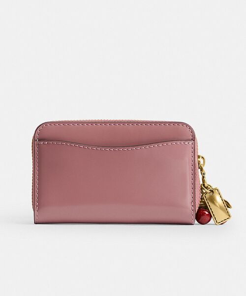 エッセンシャル スモール ジップ アラウンド カード ケース・チャーム