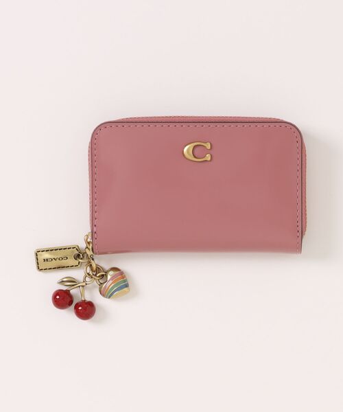 エッセンシャル スモール ジップ アラウンド カード ケース・チャーム