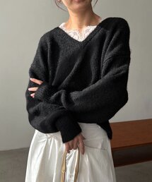 CAPRICIEUX LE'MAGE | レーストリミングニット(ニット/セーター)