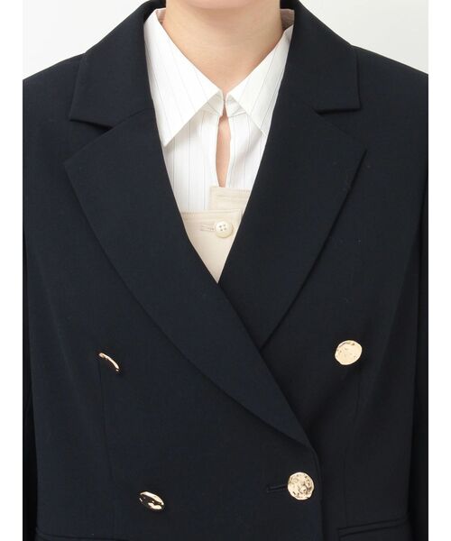 MERCURYDUO(マーキュリーデュオ)の「メタルボタン使い紺ブレザー(テーラードジャケット・レディース・ネイビー・SMALL/MEDIUM)」の10枚目の写真