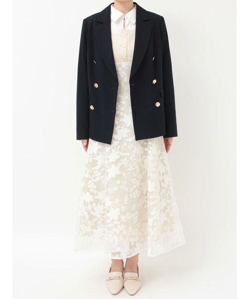 MERCURYDUO(マーキュリーデュオ)の「メタルボタン使い紺ブレザー(テーラードジャケット・レディース・ネイビー・SMALL/MEDIUM)」の16枚目の写真