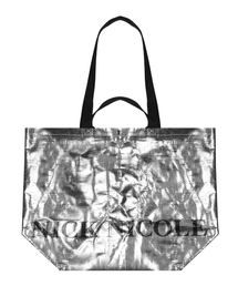 NICOLE REUSABLE TARPAULIN BAG_SILVER