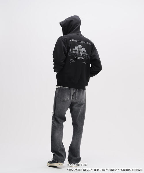 AVIREX（アヴィレックス）の「《AVIREX × FINAL FANTASY VII REMAKE》ZIP UP HOODIE "SEVENTH HEAVEN" / ジップアップ フーディ セブンスヘブン / アヴィレックス（パーカー・メンズ・ブラック/グレー・MEDIUM/LARGE/X-LARGE/XX-LARGE）」の19枚目の写真