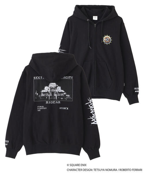 AVIREX（アヴィレックス）の「《AVIREX × FINAL FANTASY VII REMAKE》ZIP UP HOODIE "SEVENTH HEAVEN" / ジップアップ フーディ セブンスヘブン / アヴィレックス（パーカー・メンズ・ブラック/グレー・MEDIUM/LARGE/X-LARGE/XX-LARGE）」の21枚目の写真