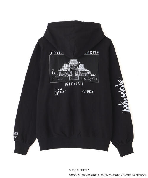AVIREX × FINAL FANTASY VII REMAKE》ZIP UP HOODIE 'SEVENTH HEAVEN