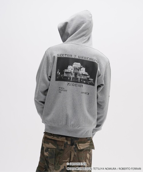 AVIREX × FINAL FANTASY VII REMAKE》ZIP UP HOODIE 'SEVENTH HEAVEN