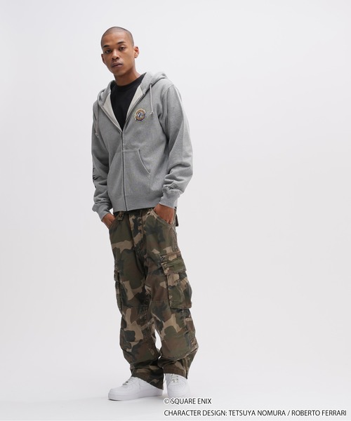 AVIREX（アヴィレックス）の「《AVIREX × FINAL FANTASY VII REMAKE》ZIP UP HOODIE "SEVENTH HEAVEN" / ジップアップ フーディ セブンスヘブン / アヴィレックス（パーカー・メンズ・ブラック/グレー・MEDIUM/LARGE/X-LARGE/XX-LARGE）」の3枚目の写真