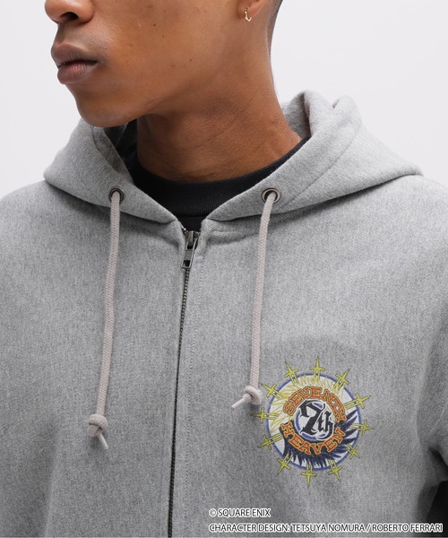 AVIREX（アヴィレックス）の「《AVIREX × FINAL FANTASY VII REMAKE》ZIP UP HOODIE "SEVENTH HEAVEN" / ジップアップ フーディ セブンスヘブン / アヴィレックス（パーカー・メンズ・ブラック/グレー・MEDIUM/LARGE/X-LARGE/XX-LARGE）」の6枚目の写真