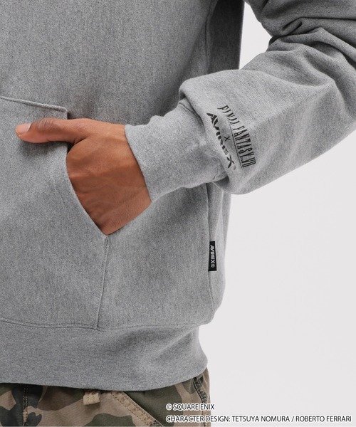 AVIREX（アヴィレックス）の「《AVIREX × FINAL FANTASY VII REMAKE》ZIP UP HOODIE "SEVENTH HEAVEN" / ジップアップ フーディ セブンスヘブン / アヴィレックス（パーカー・メンズ・ブラック/グレー・MEDIUM/LARGE/X-LARGE/XX-LARGE）」の8枚目の写真