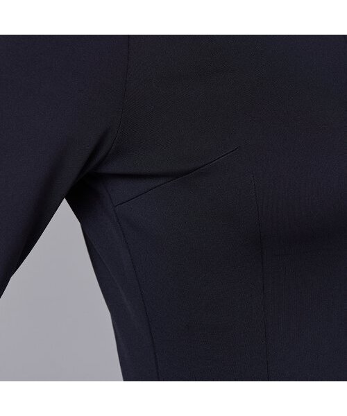 J.JANE(ジェイジェーン)の「ビッグカラークラシックTシャツ (ブラック)(ポロシャツ・レディース・ブラック・M/S)」の5枚目の写真