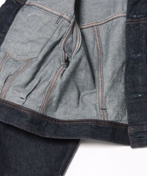 SOMETHING(サムシング)の「【GISELe 4月号掲載】atelier SOMETHING POWER SHOULDER DENIM JACKET/パワーショルダーデニムジャケット(デニムジャケット・レディース・インディゴブルー/ライトブルー・FREE)」の17枚目の写真