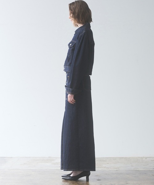 SOMETHING(サムシング)の「【GISELe 4月号掲載】atelier SOMETHING POWER SHOULDER DENIM JACKET/パワーショルダーデニムジャケット(デニムジャケット・レディース・インディゴブルー/ライトブルー・FREE)」の20枚目の写真