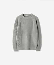 FLAWSROOM（フローズルーム）の「Essential Crop Reglan Knit LIGHT GREY（ニット/セーター）」